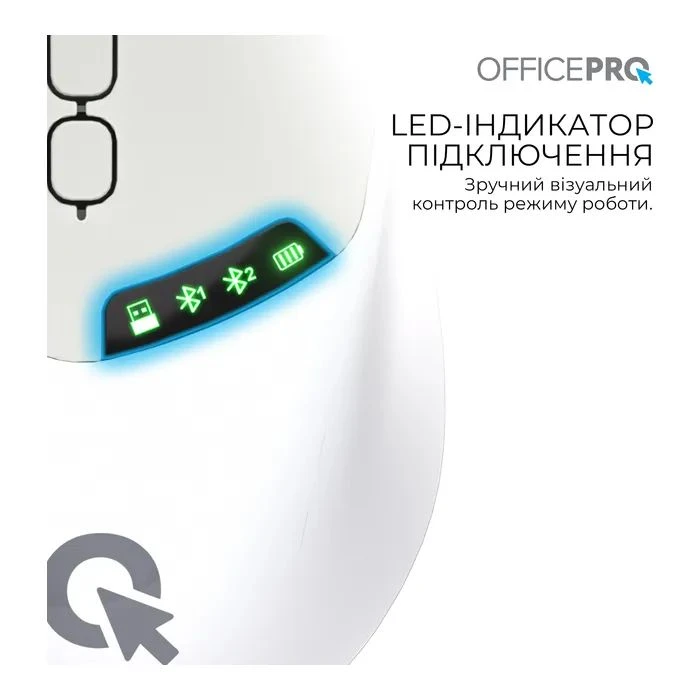 OfficePro M520W Wireless/Bluetooth White (M520W) (UA)