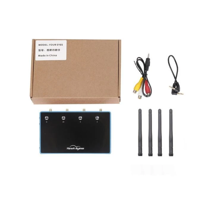 Приемник (RX) Hawkeye 4 eyes 5.8G 4CH in 1 HDMI AV output box (H4E4) (UA)