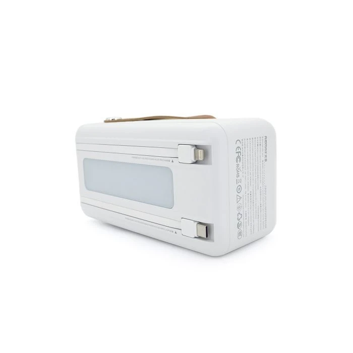 Remax 60000mAh, 22.5W, PD+QC, 2*USB+Type-C+Lightning, Black/White (RPP-565) (UA) Ємність: 60000 mAh; Призначення: для