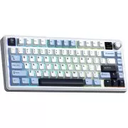 Aula F75 MAX Wireless/Bluetooth UA White/Blue (6978080501158) (UA)