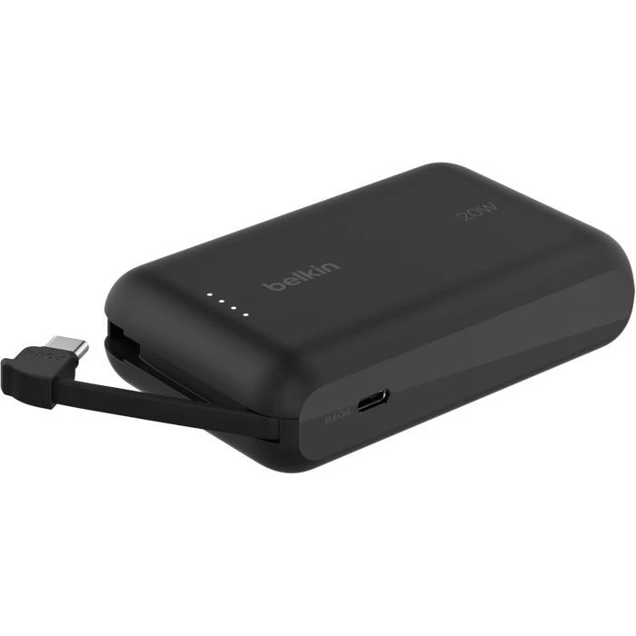 Belkin 10000mAh, 20W, USB-C, Black (BPB021HQBK) (UA)