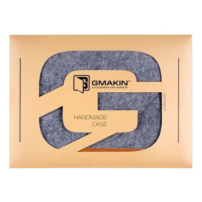 Чохол для ноутбука Gmakin 13 GM10 Grey/Brown для MacBook Pro 13 (GM10-13New) (UA) Рекомендований розмір ноутбука: