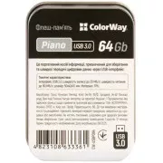 ColorWay Piano 64 GB 3.0 Black (CW-USBPO64) (UA)