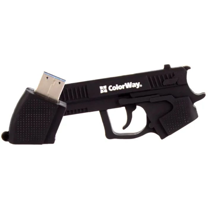 ColorWay Pistol 64 GB 3.0 Black (CW-USBPL64) (UA)