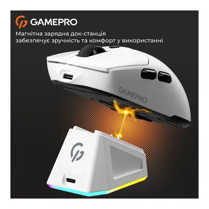 GamePro Genesis Airmaster Wireless/Bluetooth/USB White (GM167W) (UA)