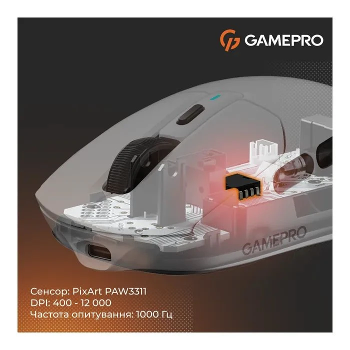 GamePro Genesis Airmaster Wireless/Bluetooth/USB White (GM167W) (UA)