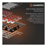 GamePro Genesis Metallic MK144B Outemu Red Switch USB UA Black (MK144B) (UA)
