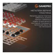GamePro Genesis Metallic MK144G Outemu Red Switch USB UA Gray (MK144G) (UA)
