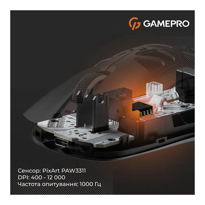 GamePro Genesis Spider Wireless/Bluetooth/USB Black (GM870B) (UA)