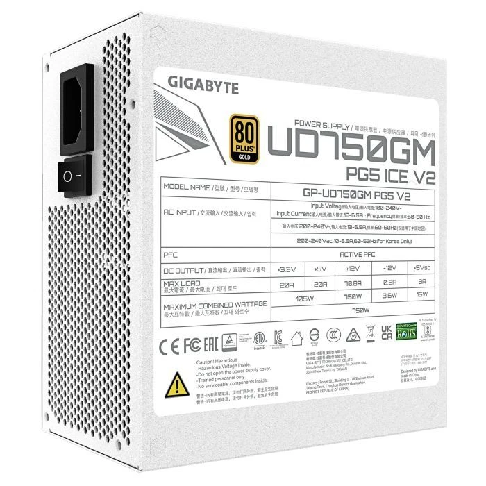 GIGABYTE 750W (GP-UD750GM PG5 ICE) (UA)