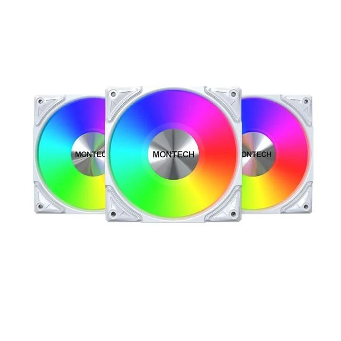Кулер для корпуса MONTECH METAL PRO 12 ARGB 3 (METALPRO12 ARGB 3PACK (W)) (UA)