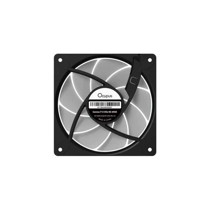 Кулер для корпуса OCYPUS GAMMA F12 ELITE BK ARGB (GAMMA-F12-BK1AM00E-GL) (UA)