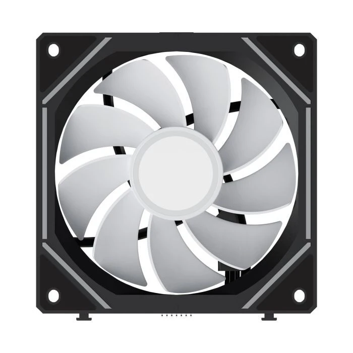 Кулер для корпуса OCYPUS GAMMA F12 UNI BK ARG (GAMMA-F12-BK3AM01U-GL) (UA)