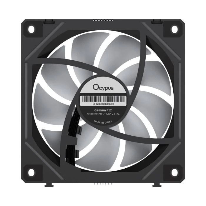 Кулер для корпуса OCYPUS GAMMA F12 UNI BK ARG (GAMMA-F12-BK3AM01U-GL) (UA)