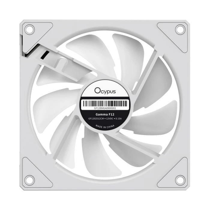 Кулер для корпуса OCYPUS GAMMA F12 WH ARGB REVERSE BLADE (GAMMA-F12-WH1AM01X-GL) (UA)