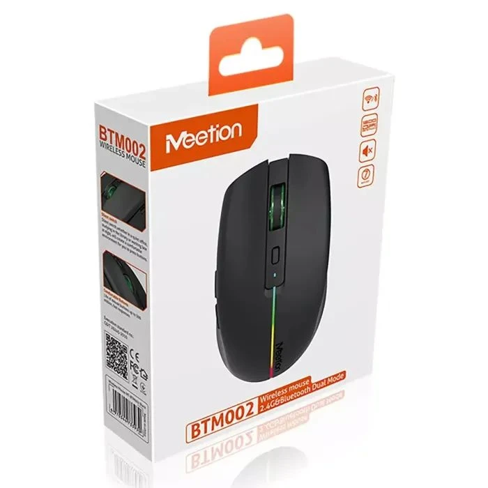 Meetion BTM002 Wireless/Bluetooth Black (MT-BTM002-A) (UA)