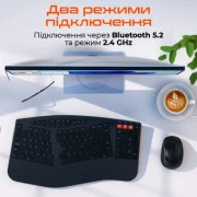 Meetion BTM008 Wireless/Bluetooth Black (MT-BTM008-A) (UA)