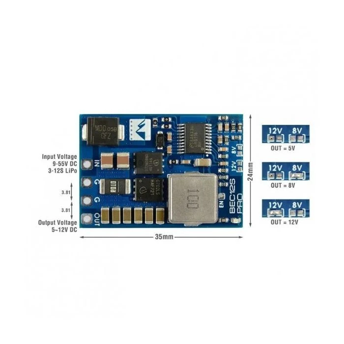Модуль живлення MATEK BEC12S-PRO (BEC12SP) (UA)