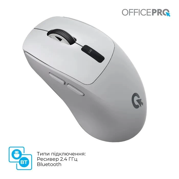 OfficePro M398G Wireless/Bluetooth Gray (M398G) (UA) Тип: Бесшумные; Подключение: