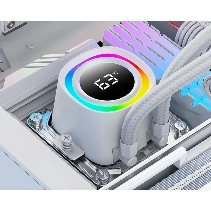 Система рідинного охолодження ID-Cooling FX360 TD WHITE (UA) Для процесорів: INTEL, AMD; Сокет: 1156,