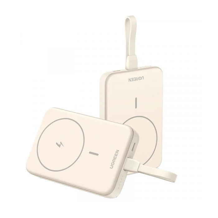 Ugreen 10000mAh 20W Magnetic Wireless Build-in USB-C Cable (PB760) (35341B) (UA)
