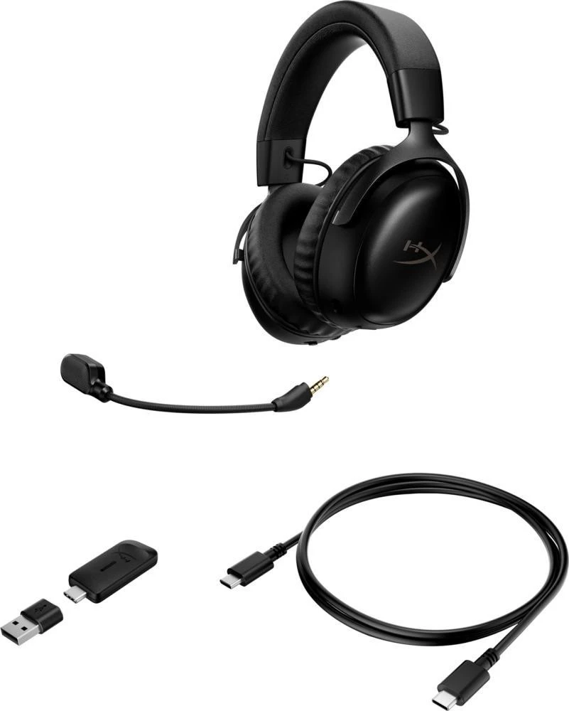 Навушники з мікрофоном HyperX Cloud III S Wireless Black (A59YZAA)