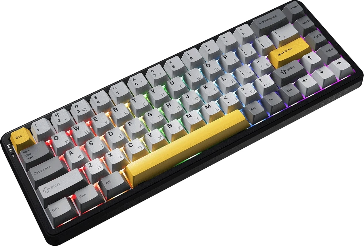 Ajazz AK680 MAX Magnetic Switch RGB USB Black (AK680-M-BGY-AW) (UA) Тип клавіш: магнітні; Джерело