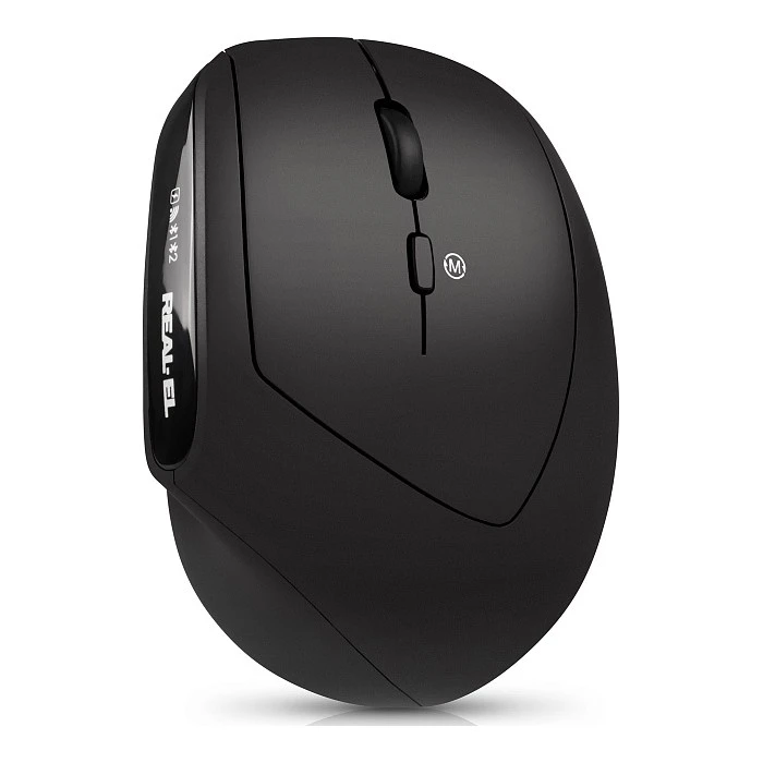 REAL-EL RM-490W Black (EL123200058) (UA) Тип підключення: бездротове; Тип