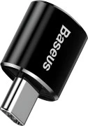 Baseus USB Female To Type-C Male Adapter Converter Black (CATOTG-01)