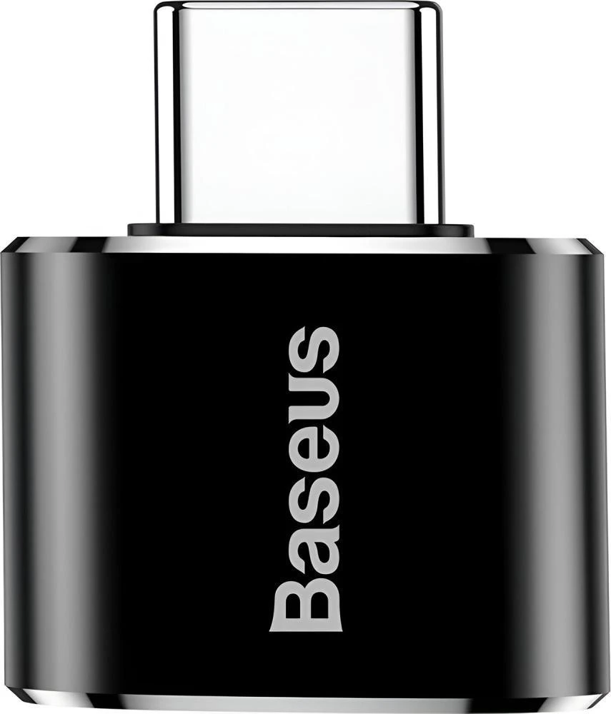 Baseus USB Female To Type-C Male Adapter Converter Black (CATOTG-01)
