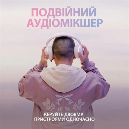 Навушники з мікрофоном Logitech G735 Off White (981-001083)