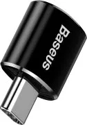 Baseus USB Female To Type-C Male Adapter Converter Black (CATOTG-01)
