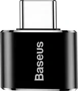 Baseus USB Female To Type-C Male Adapter Converter Black (CATOTG-01)
