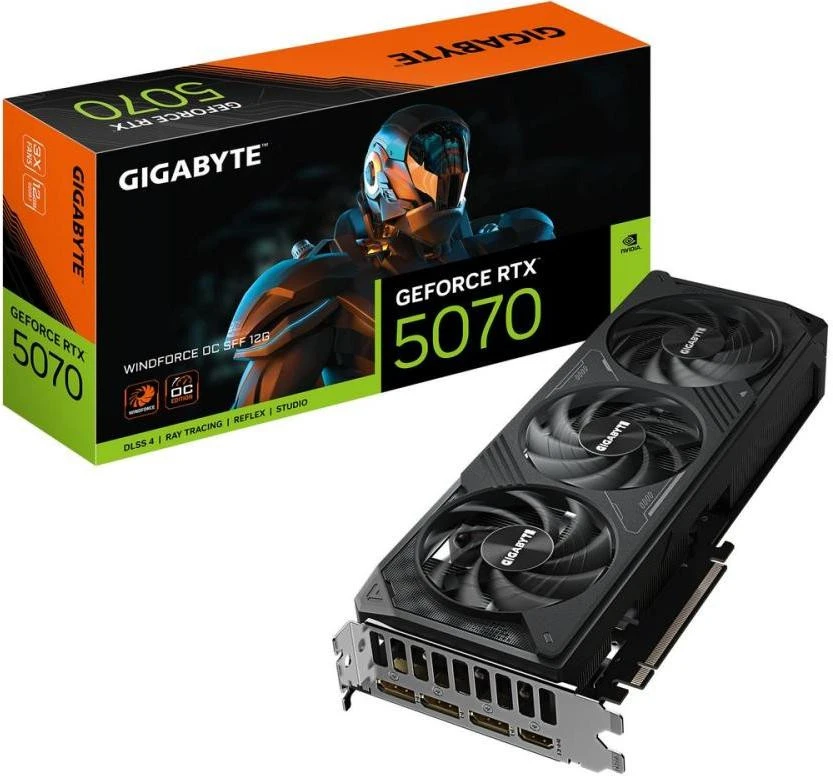 GIGABYTE GeForce RTX 5070 WINDFORCE OC SFF 12G (GV-N5070WF3OC-12GD) (EU)