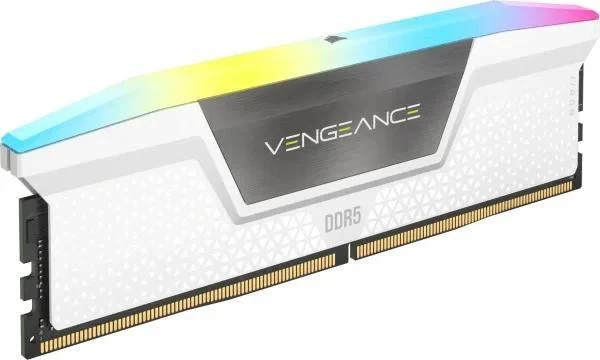 Corsair 32 GB (2x16GB) DDR5 6000 MHz Vengeance AMD RGB White (CMH32GX5M2E6000Z36W)