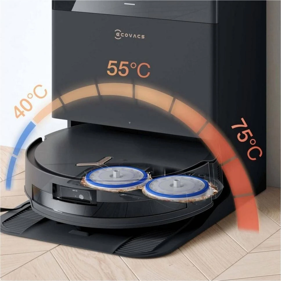 ECOVACS Deebot T50 Max Pro Omni Black (DEX54) Бренд: ECOVACS; Площа прибирання,
