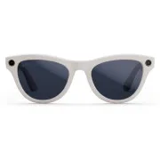 Ray-Ban Meta Skyler Gen2 Stand.Shiny Chalky Gray Frame/Clear to Sapphire Transit.Lenses RW4014 6700MF 52-20