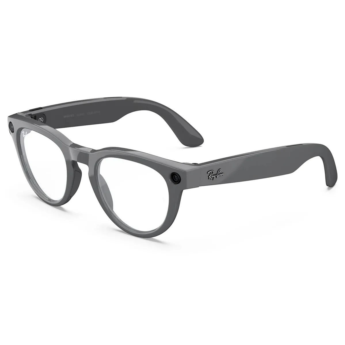 Ray-Ban Meta Headliner Gen2 Stand.Shiny AsteroidGrey Frame/Clear to Emerald Transit.Lens RW4013 6702CE 50-23