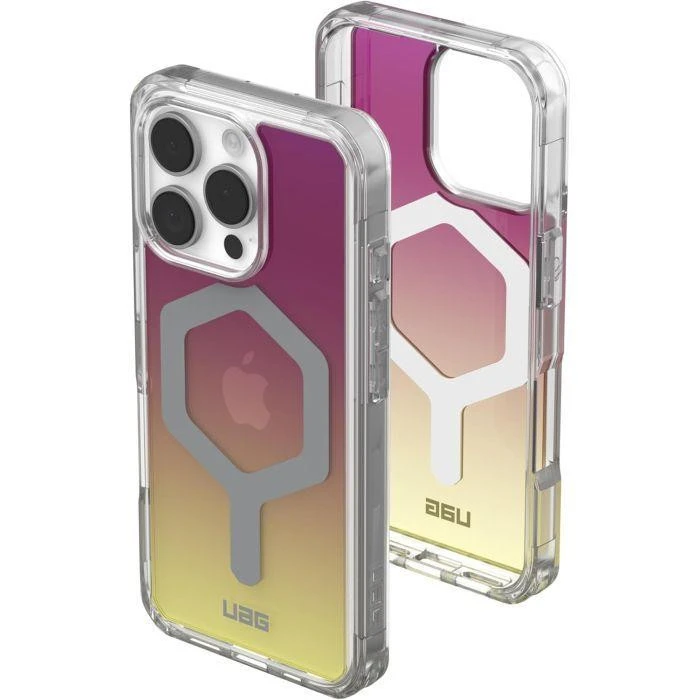Чохол для смартфона URBAN ARMOR GEAR iPhone 16 Pro, Plyo Magsafe LE, Maroon/Yellow Ombre (114480114780) (UA) Бренд: URBAN ARMOR GEAR; Сумісність: Apple
