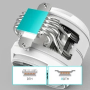 Повітряне охолодження Zalman ZET5 White (ZET5WHITE) (UA)