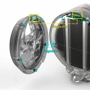 Повітряне охолодження Zalman ZET5 White (ZET5WHITE) (UA)