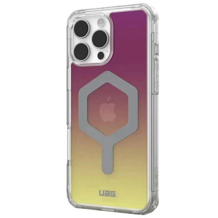 Чохол для смартфона URBAN ARMOR GEAR iPhone 16 Pro Max, Plyo Magsafe LE, Maroon/Yellow Ombre (114481114780) (UA) Бренд: URBAN ARMOR GEAR; Сумісність: Apple