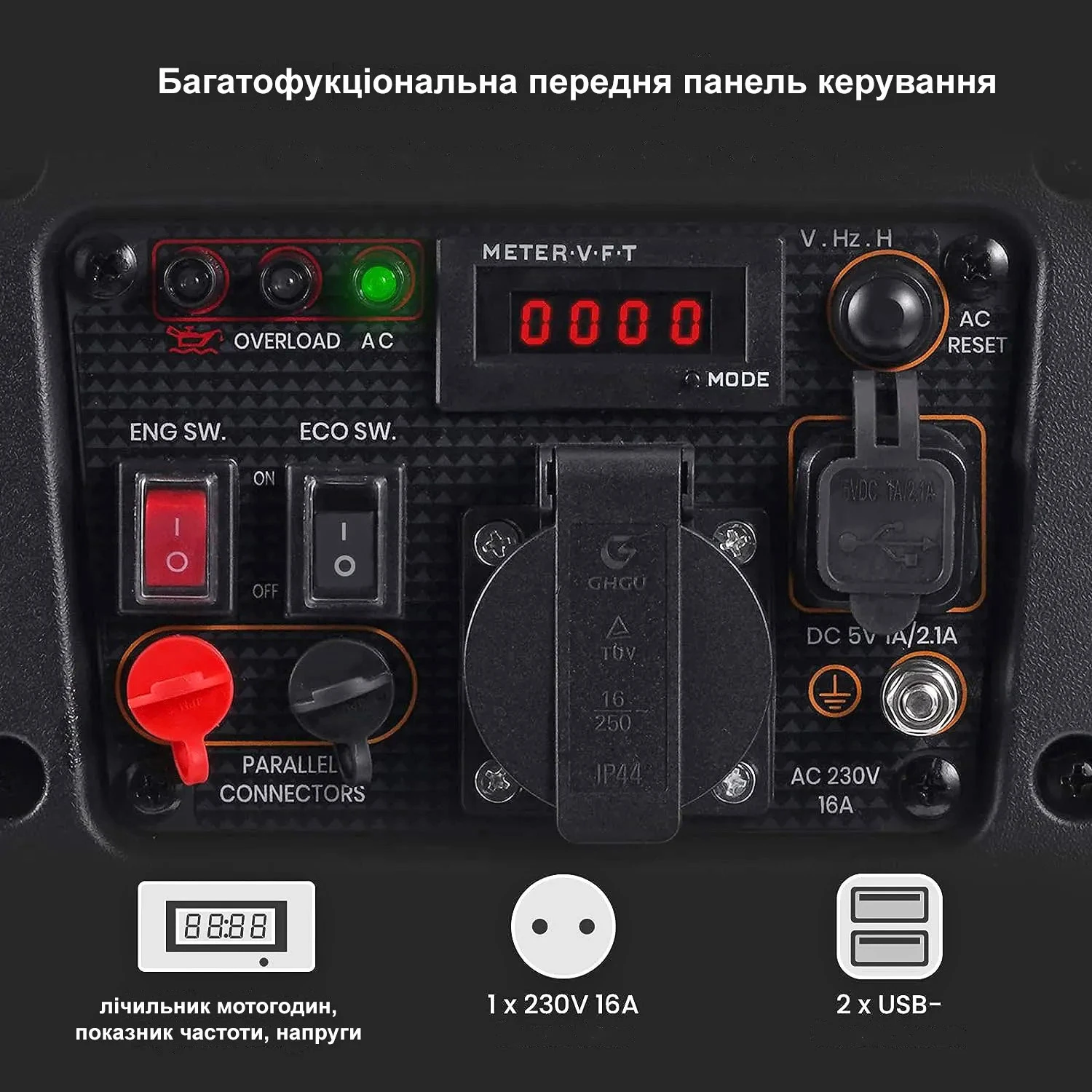 Інверторний бензиновий генератор MaXpeedingRODS MXR1500