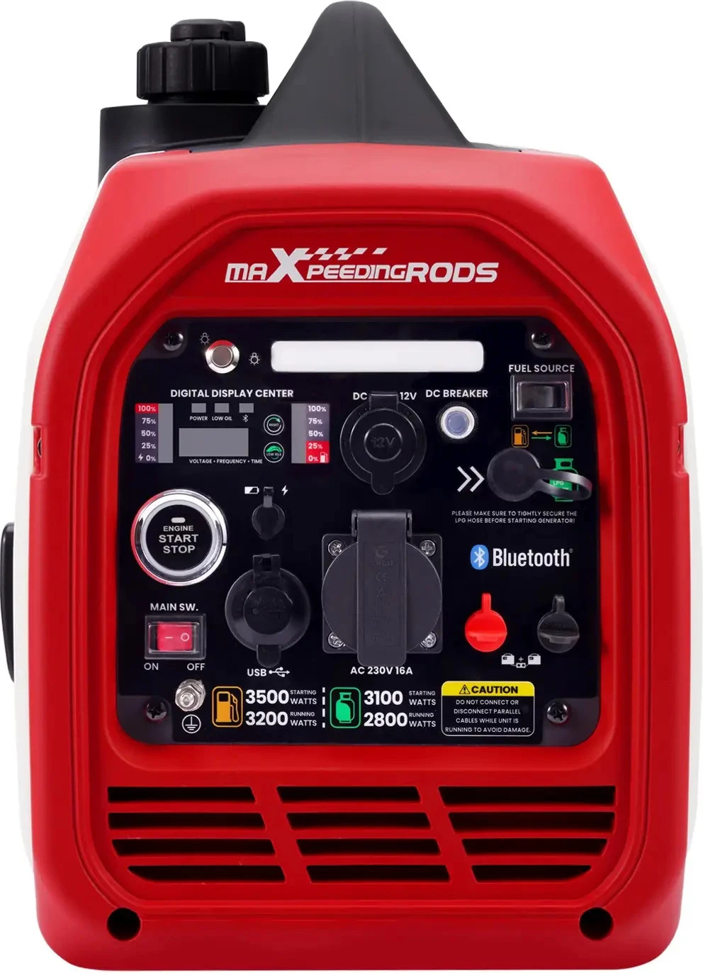Інверторний комбінований генератор (газ-бензин) MaXpeedingRODS MXR4000GT (3008905836) Бренд: MaXpeedingRODS; Максимальна