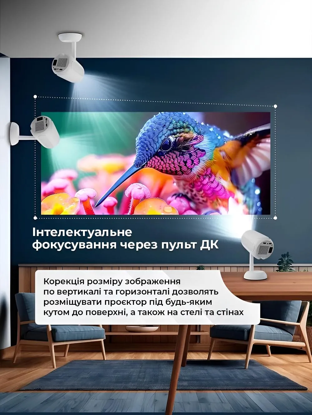 Портативний проектор Android 13 (TS-6)