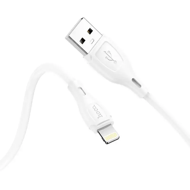 Hoco Lightning Ultimate silicone charging data cable (6931474747815) Довжина: 1 м / Для роз'ємів: Lightning