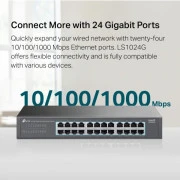 Коммутатор неуправляемый TP-Link LS1024G (UA)
