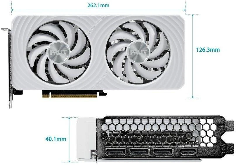 Palit GeForce RTX 5060 Ti White OC 8GB (NE7506TU19P1-GB2062M) (UA)