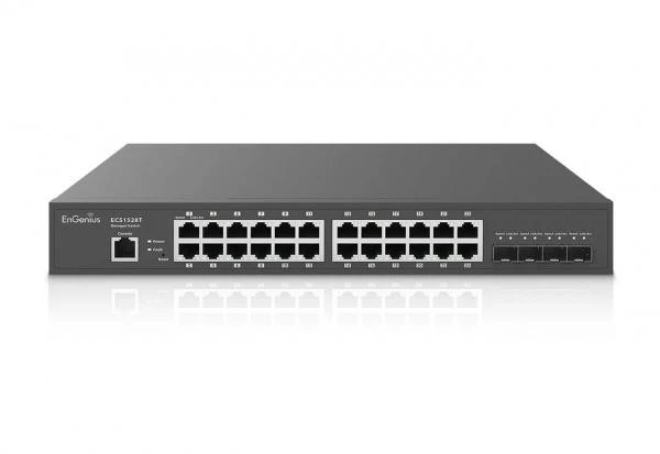 Комутатор керований рівня 2 EnGenius ECS1528T (1402A0313301) (UA) Бренд: EnGenius; Кількість портів