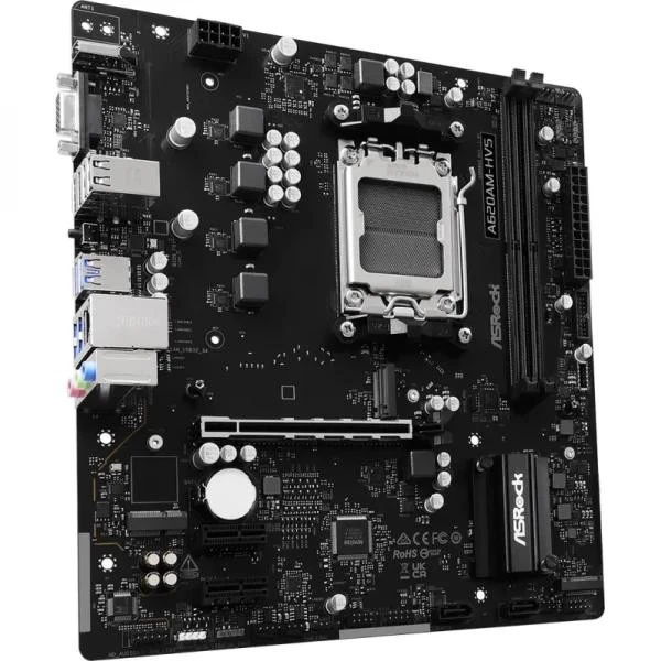 Материнська плата ASRock A620AM-HVS (UA) Бренд: ASRock; Тип роз'єму CPU: Socket AM5;